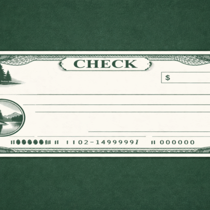 Yearly HOA Dues - Check